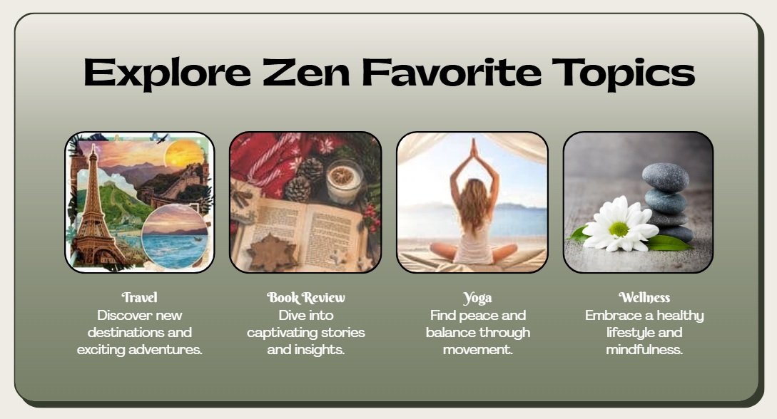 Zen Journal The Zen Blog | Mindful Travel, Wellness, Yoga & Book Reflections
